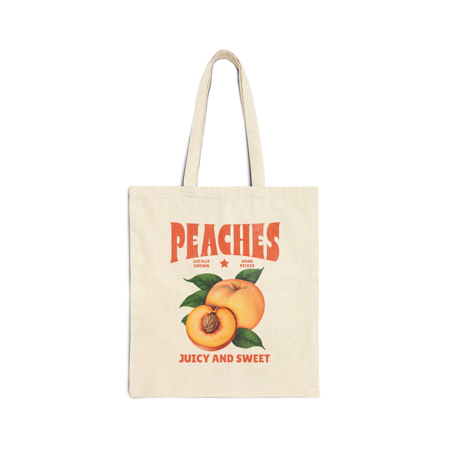 Peaches Juicy Sweet Tote Bag