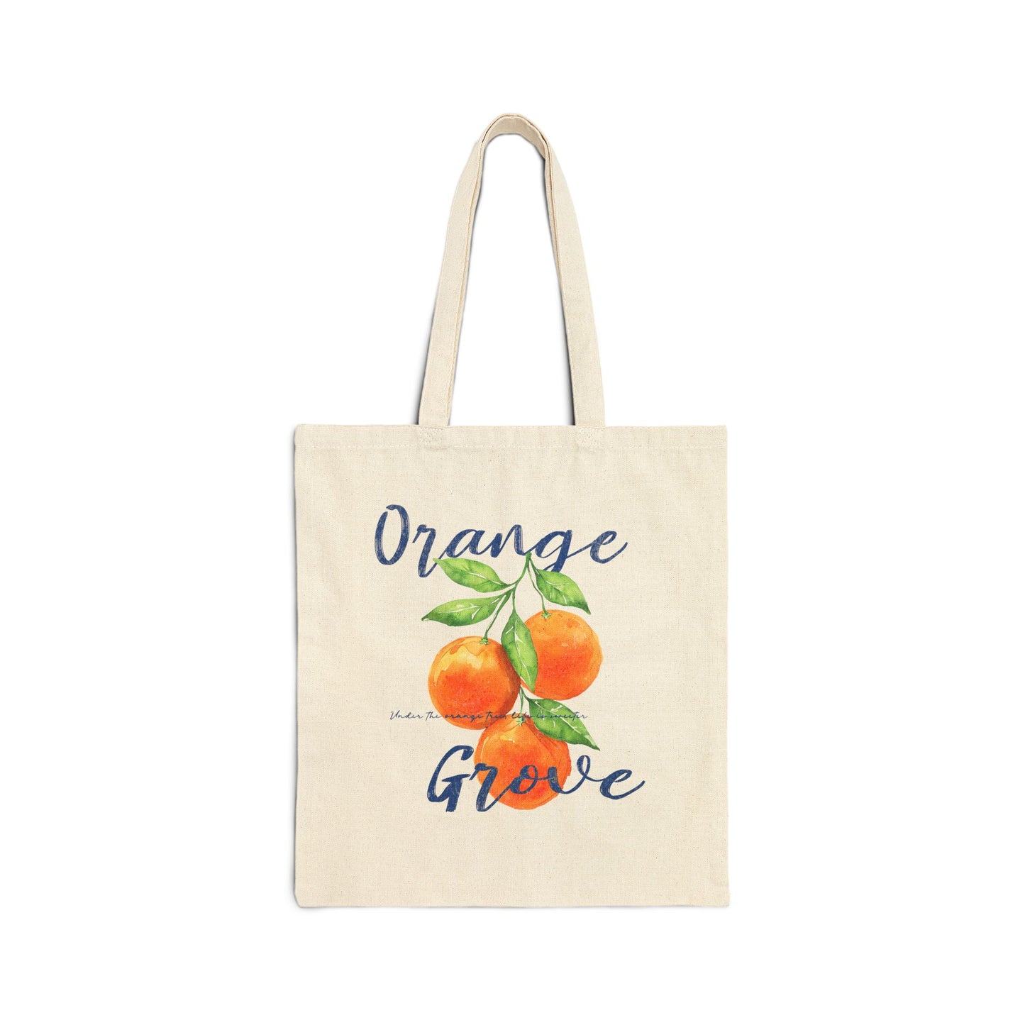 Watercolor Orange Grove Tote Bag