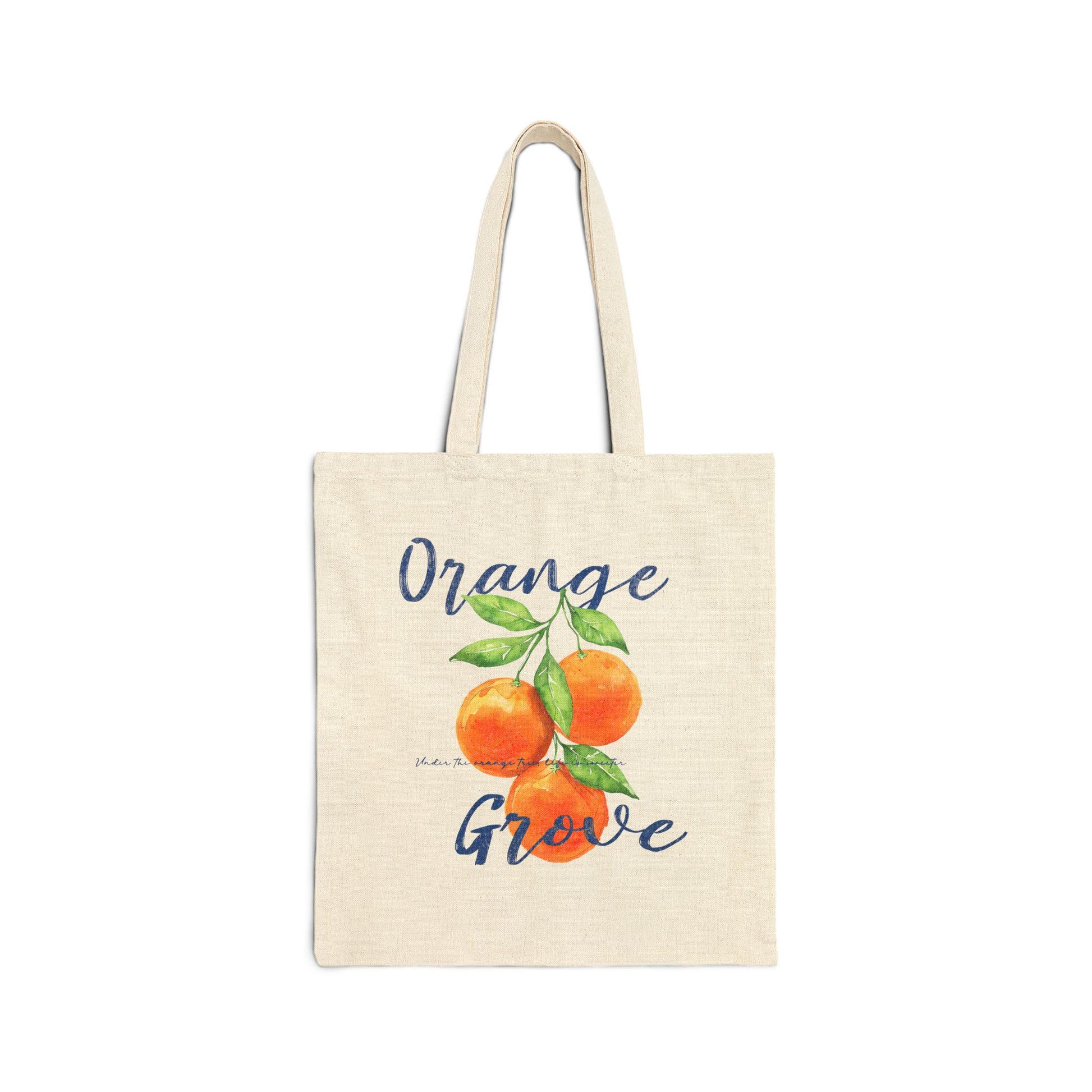Watercolor Orange Grove Tote Bag