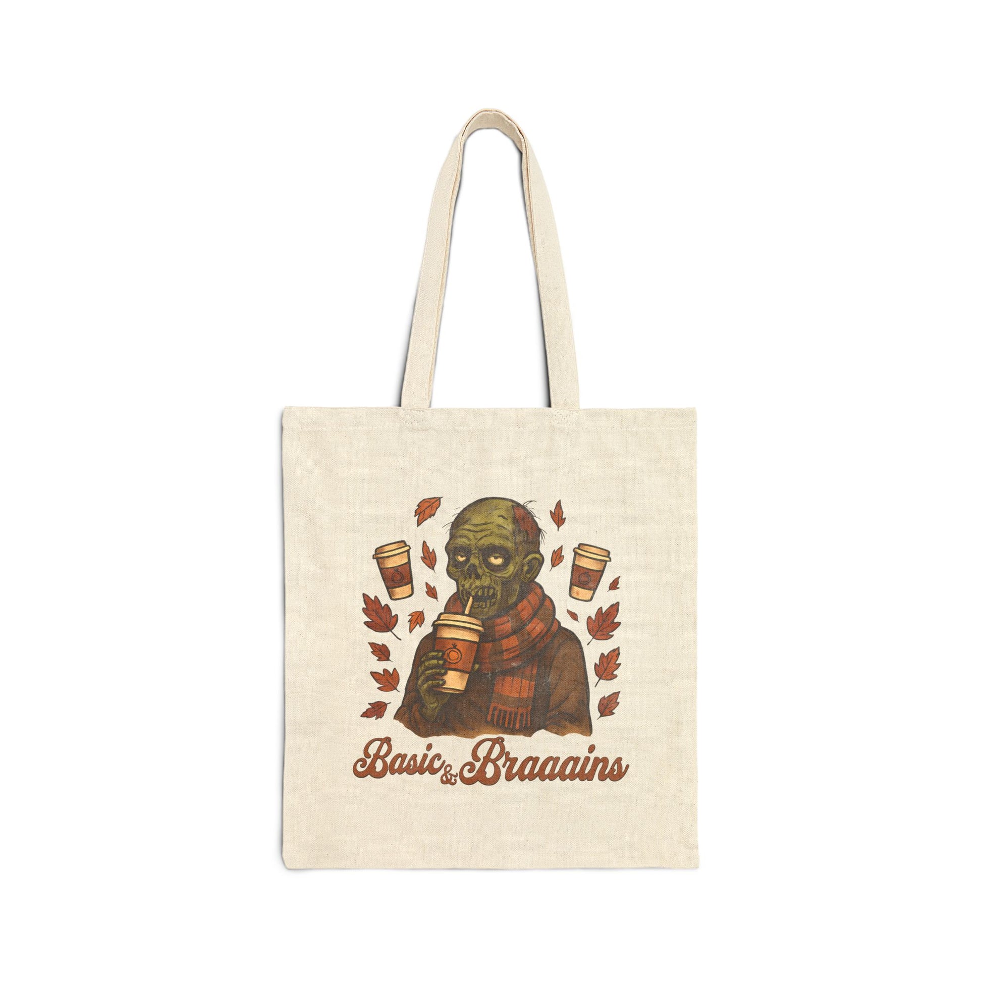 Zombie Pumpkin Spice Halloween Tote Bag