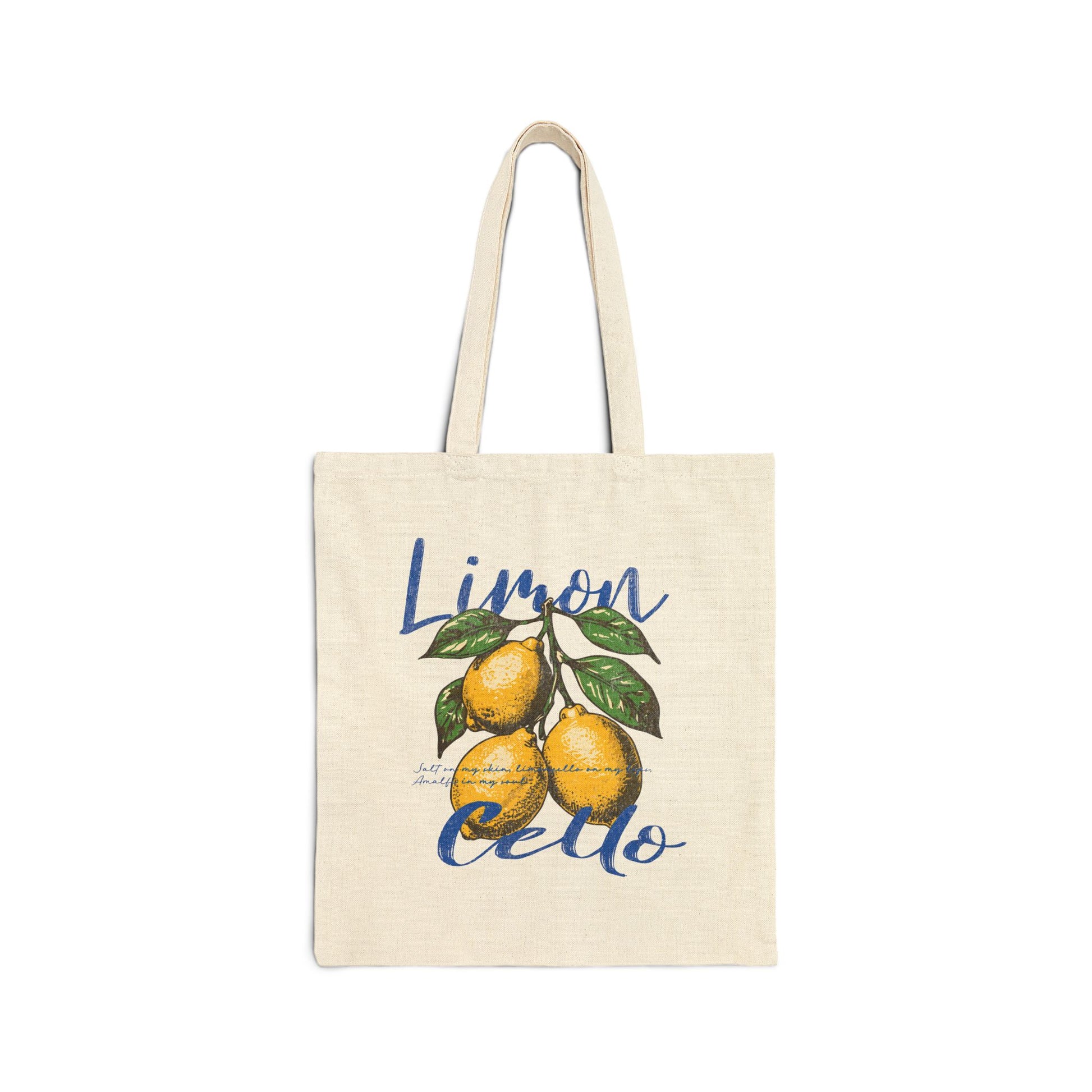 Limoncello Italian Summer Lemon Tote Bag