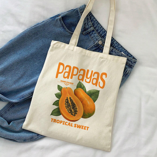 Papayas Tropical Sweet Tote Bag
