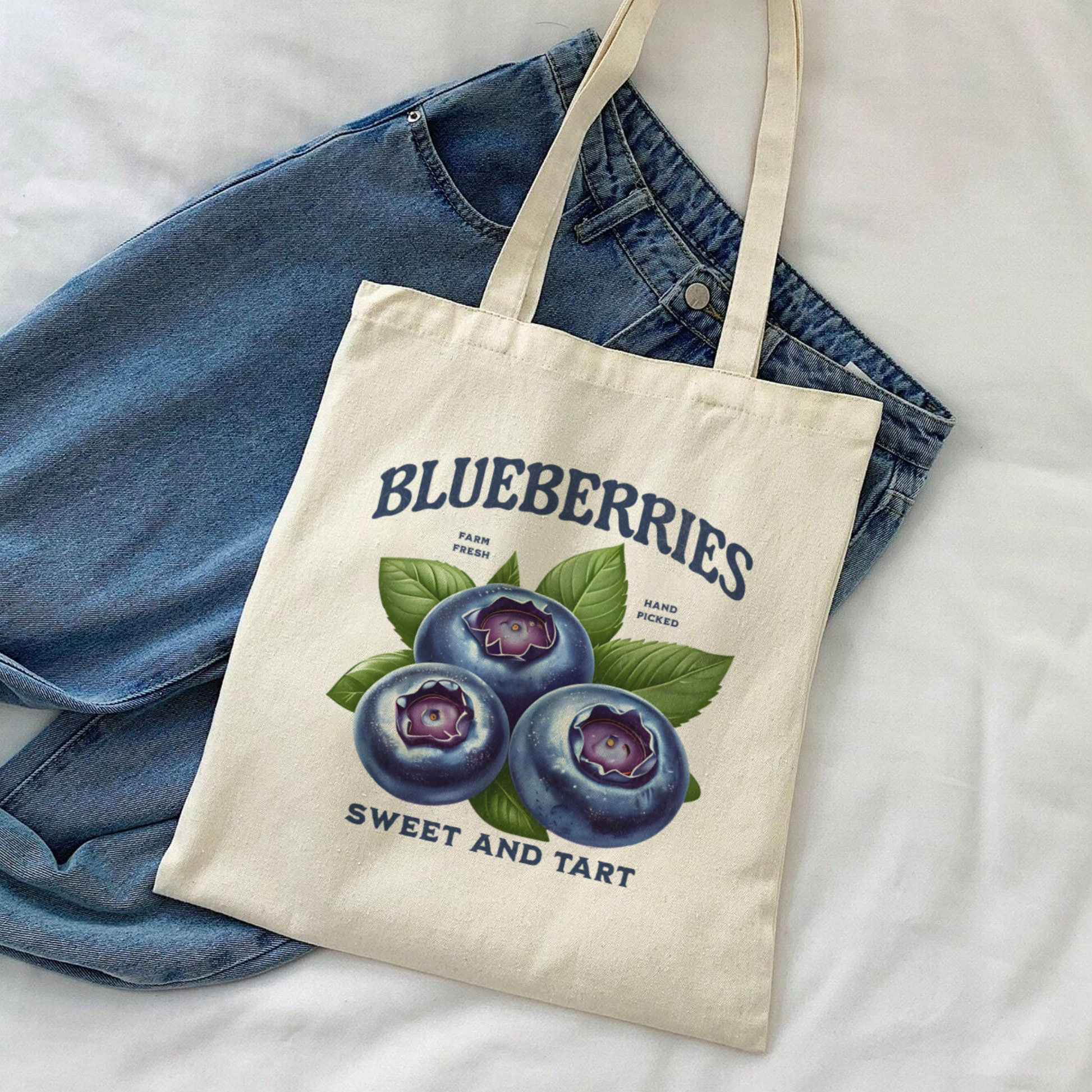 Blueberries Sweet Tart Tote Bag