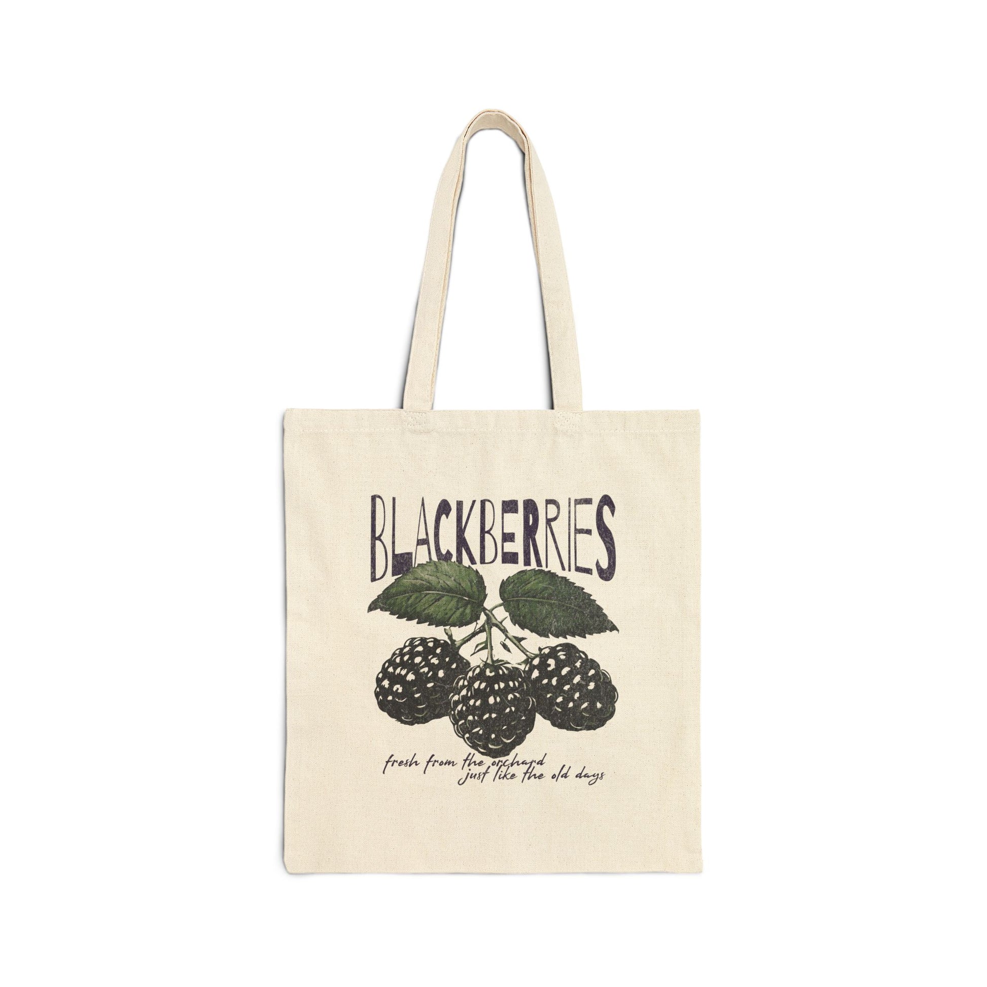 Blackberries Orchard Old Days Tote Bag
