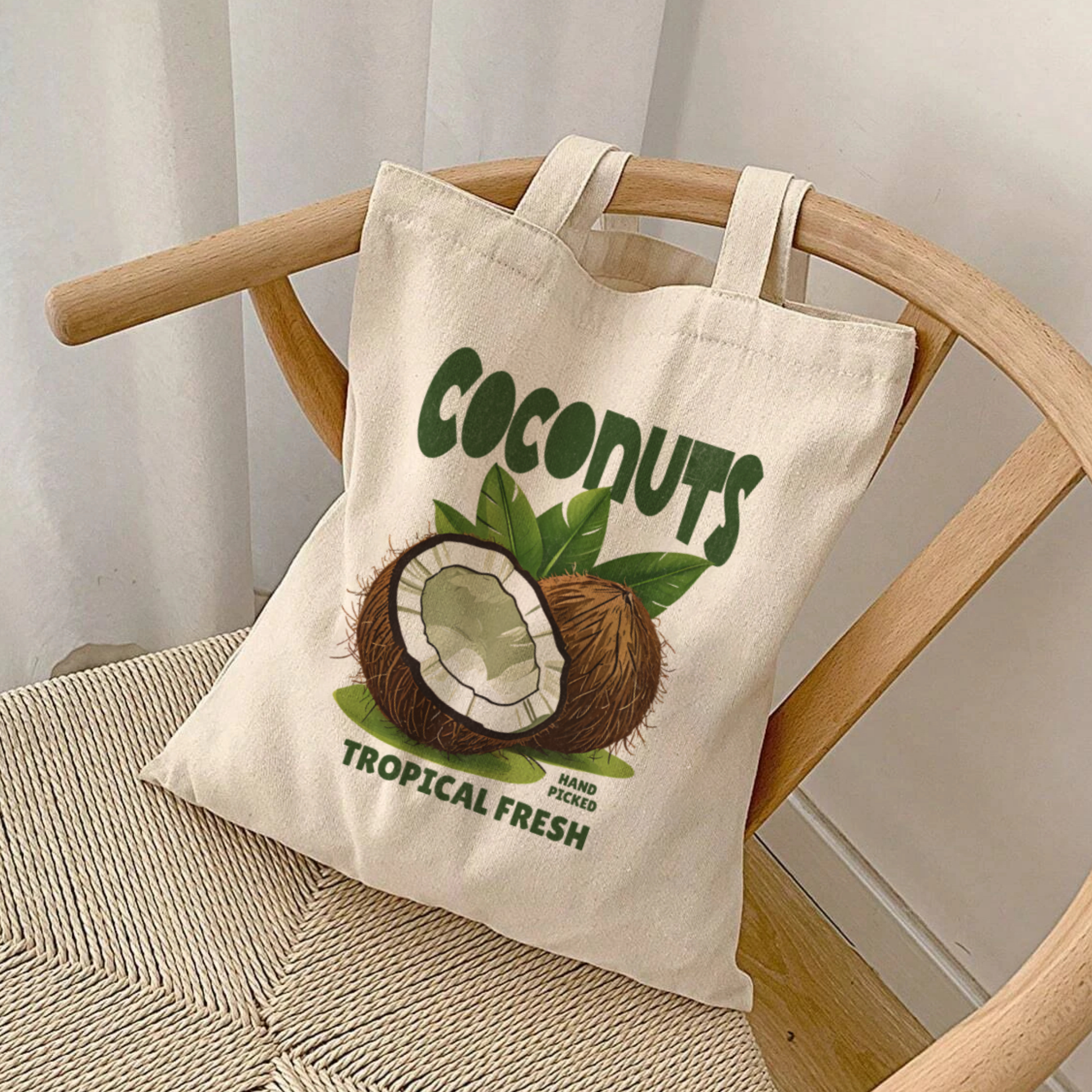 Coconuts Tropical Fresh Tote Bag
