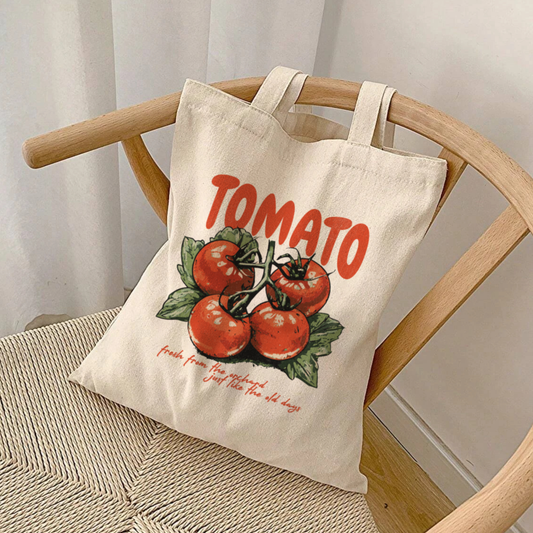 Tomato Orchard Old Days Tote Bag