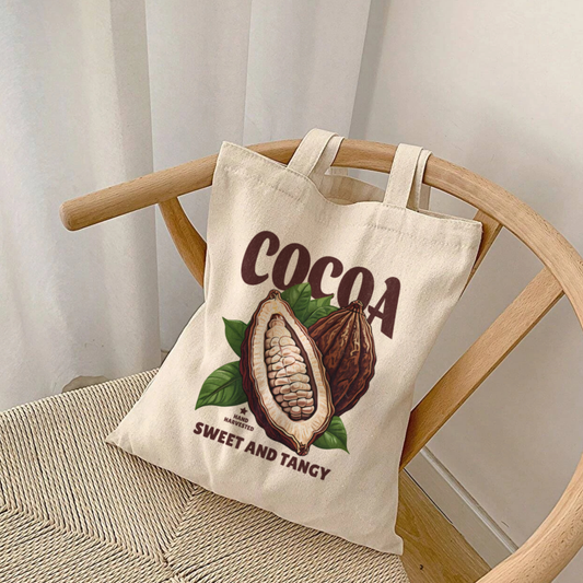 Cocoa Bean Chocolate Tote Bag