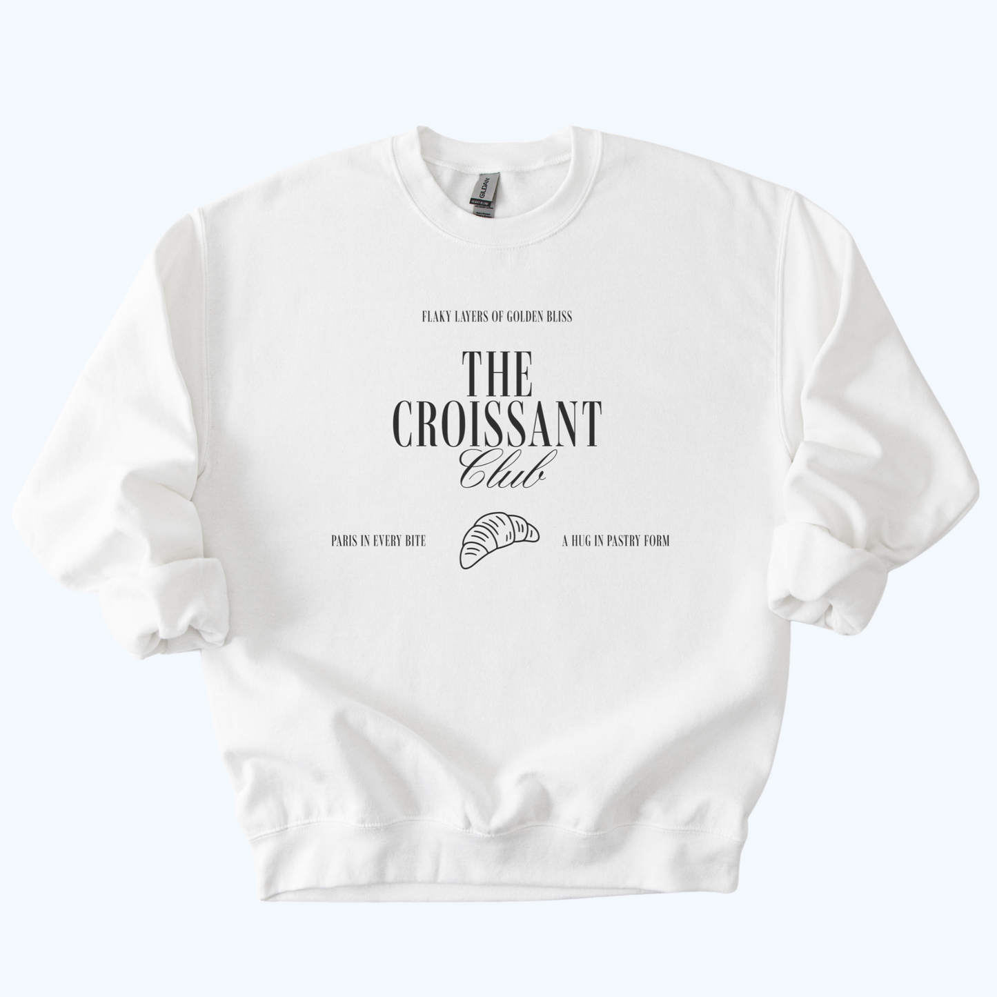 white The Croissant Club Sweatshirt