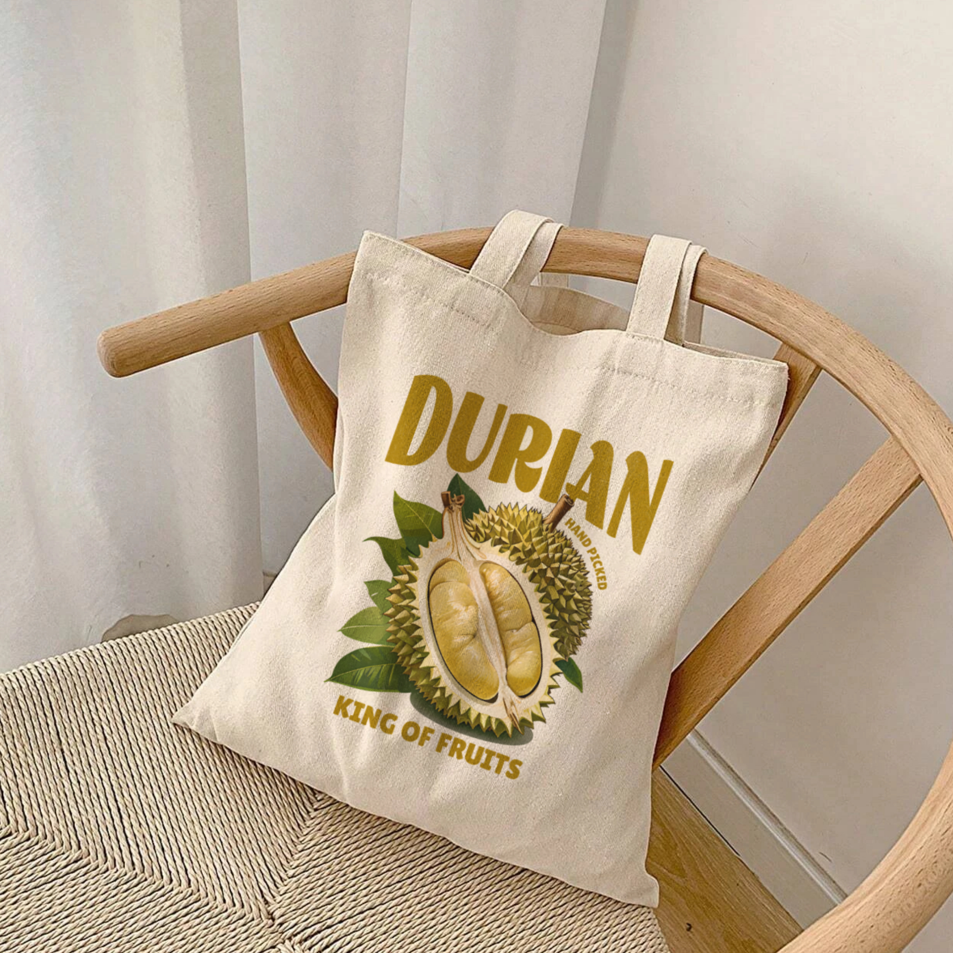 Durian King of Fruits Tote Bag