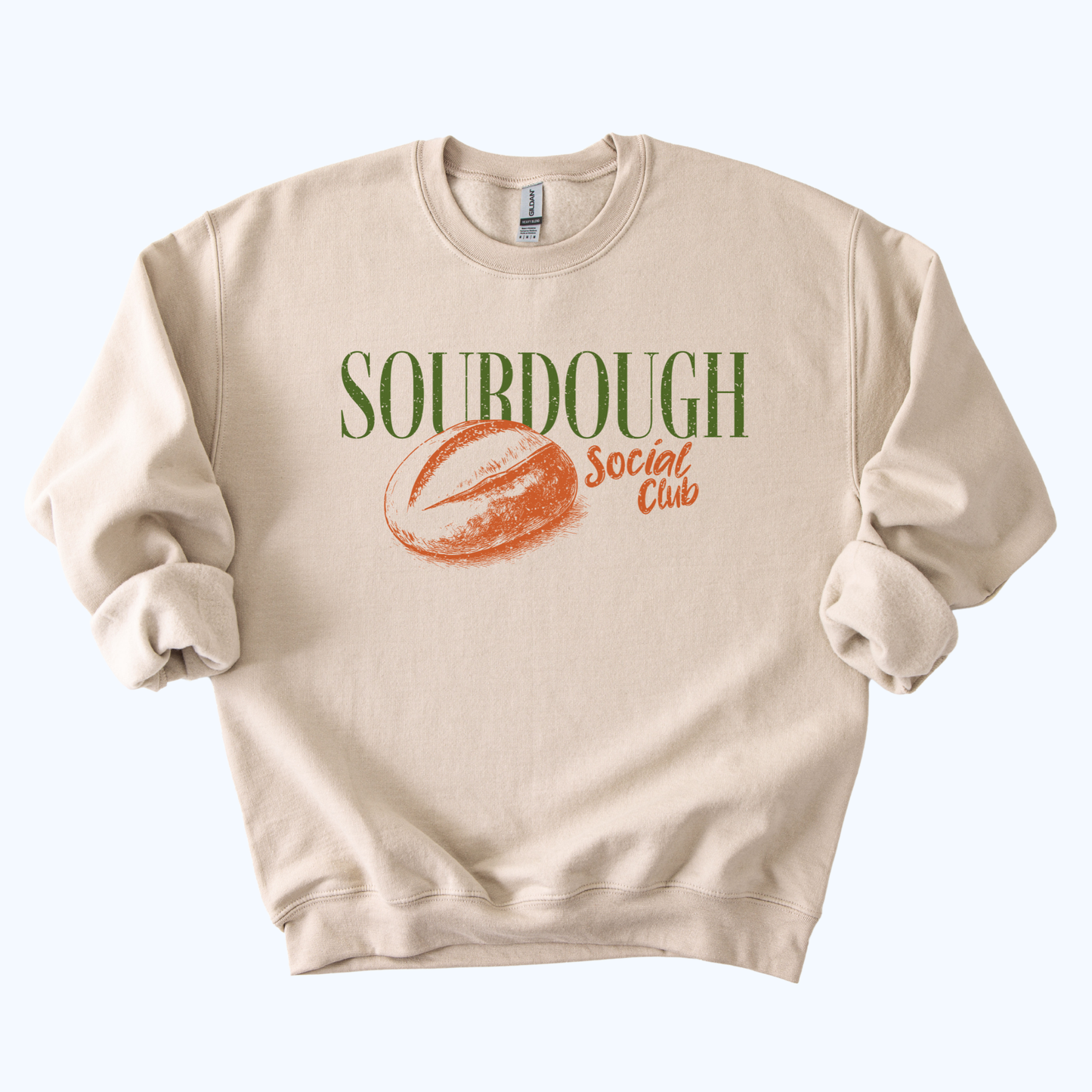 Sourdough Social Club Crewneck Sweatshirt | Bread Lover Gift
