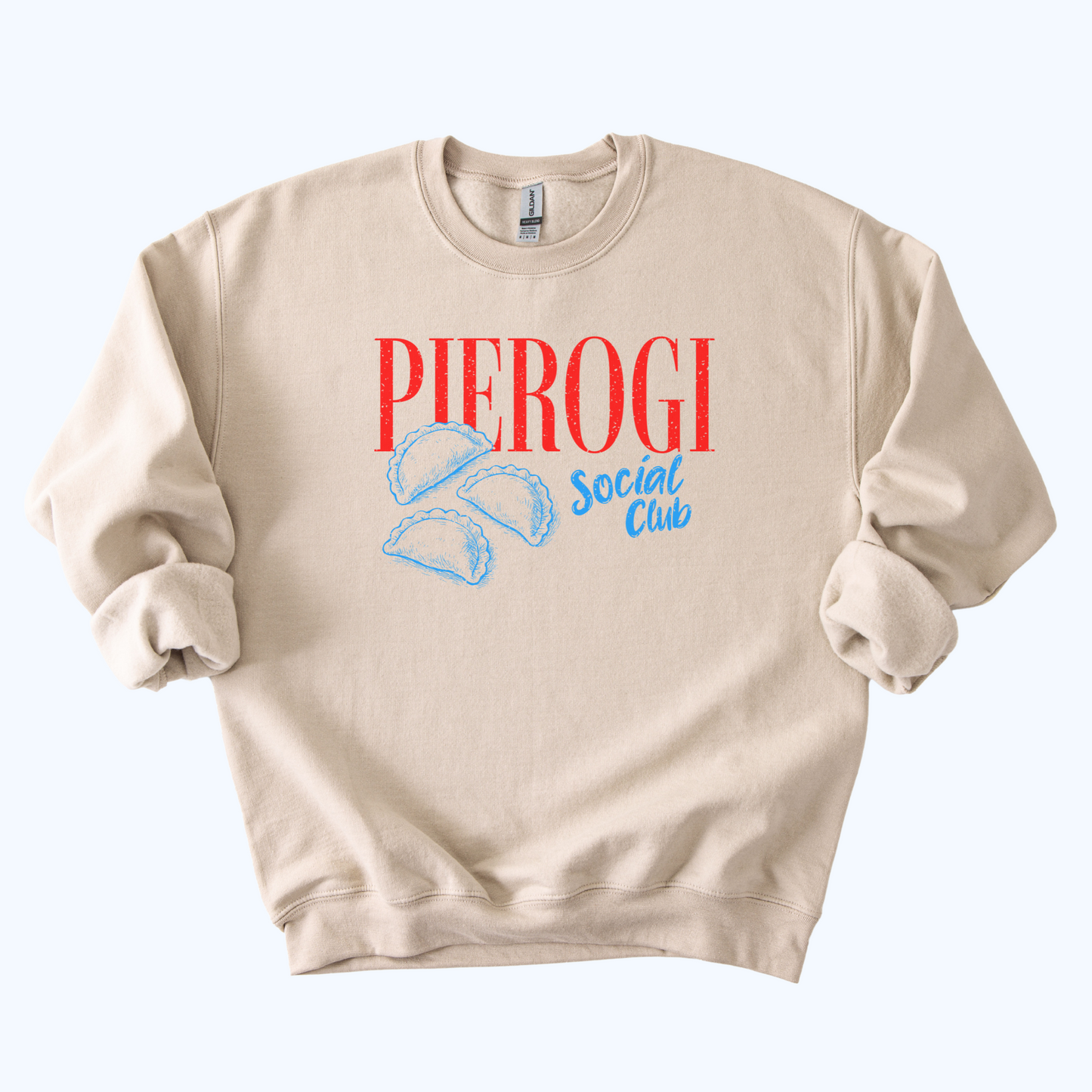 Pierogi Social Club Sweatshirt | Polish Dumpling Lover Gift
