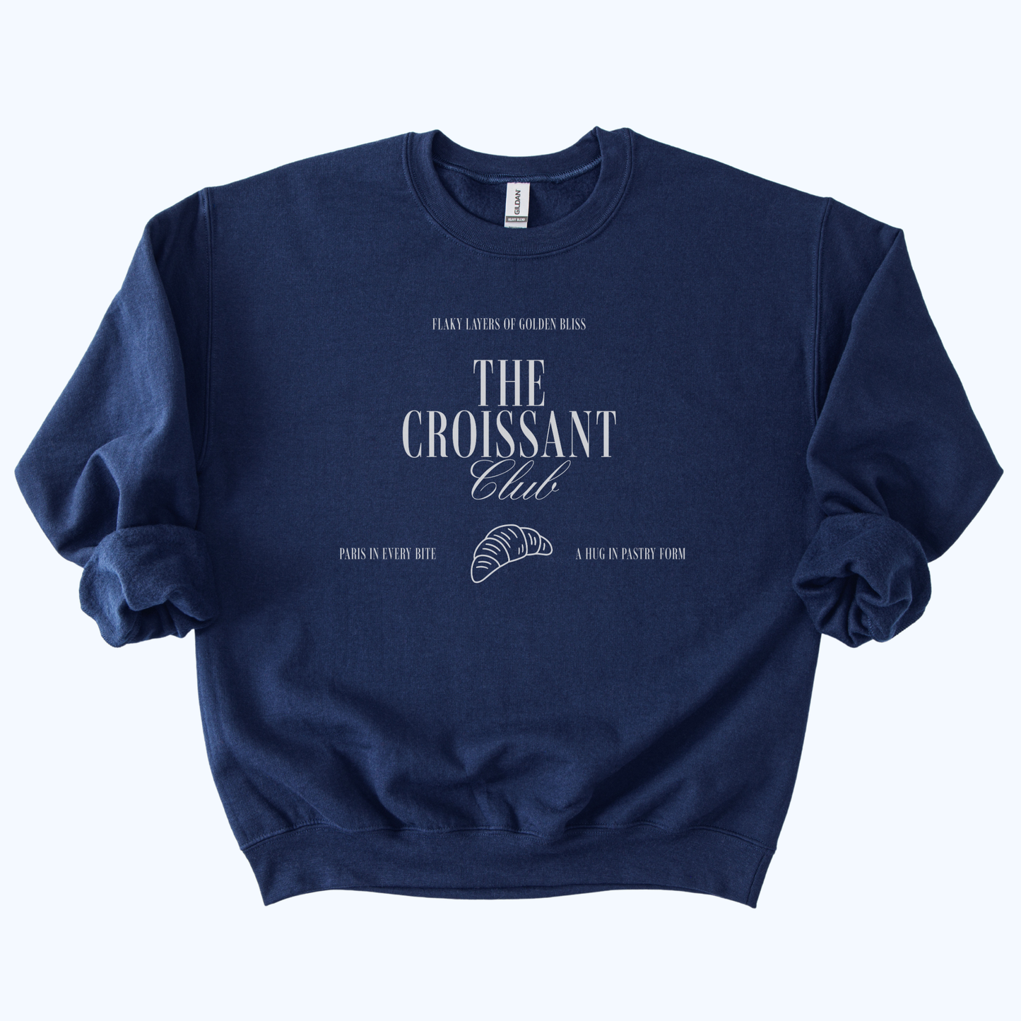 navy blue The Croissant Club Sweatshirt