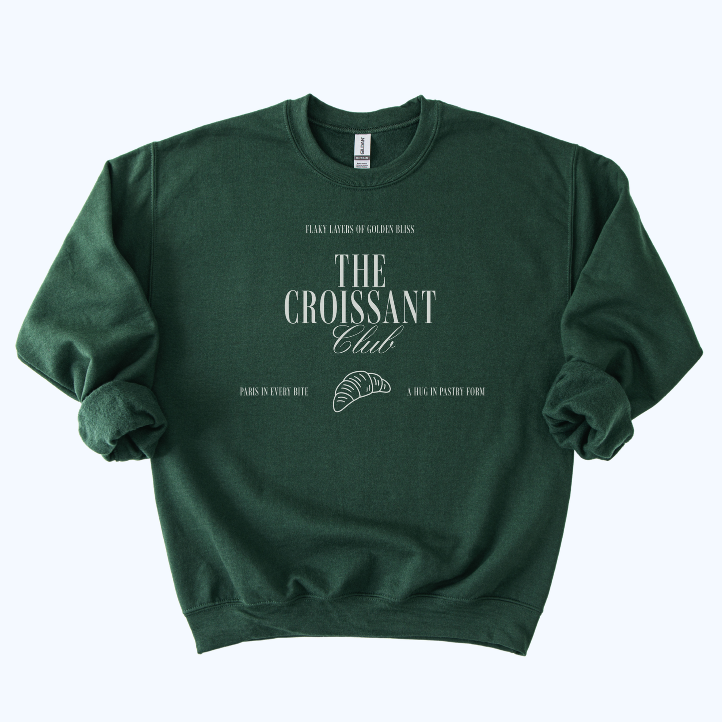 forest green The Croissant Club Sweatshirt