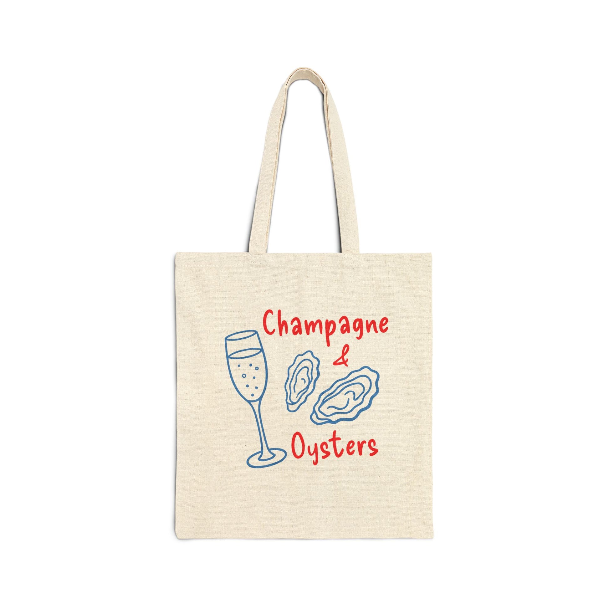 Champagne And Oysters Doodle Tote Bag