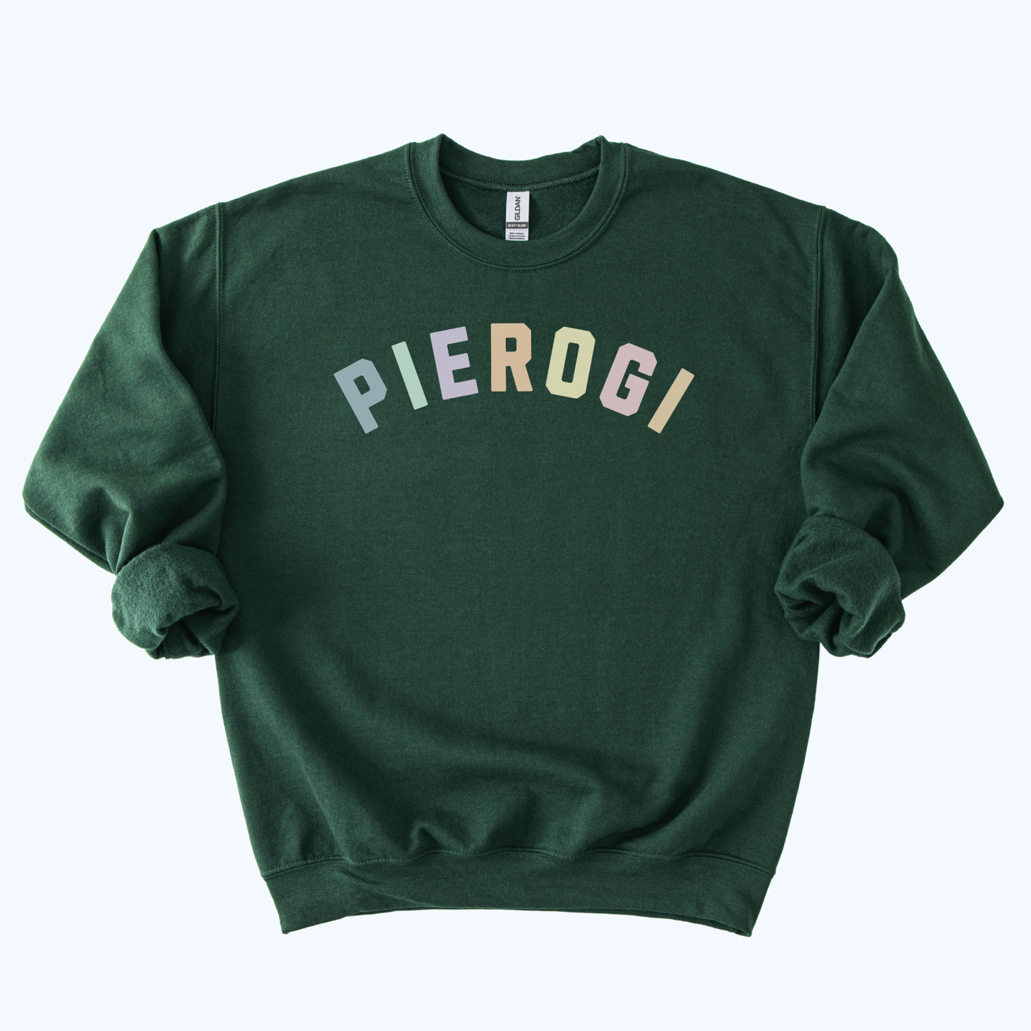 forest green Pierogi Sweatshirt – Perfect Host Gift | Polish Foodie Apparel