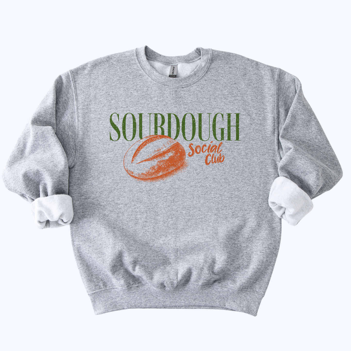 Sourdough Social Club Crewneck Sweatshirt | Bread Lover Gift