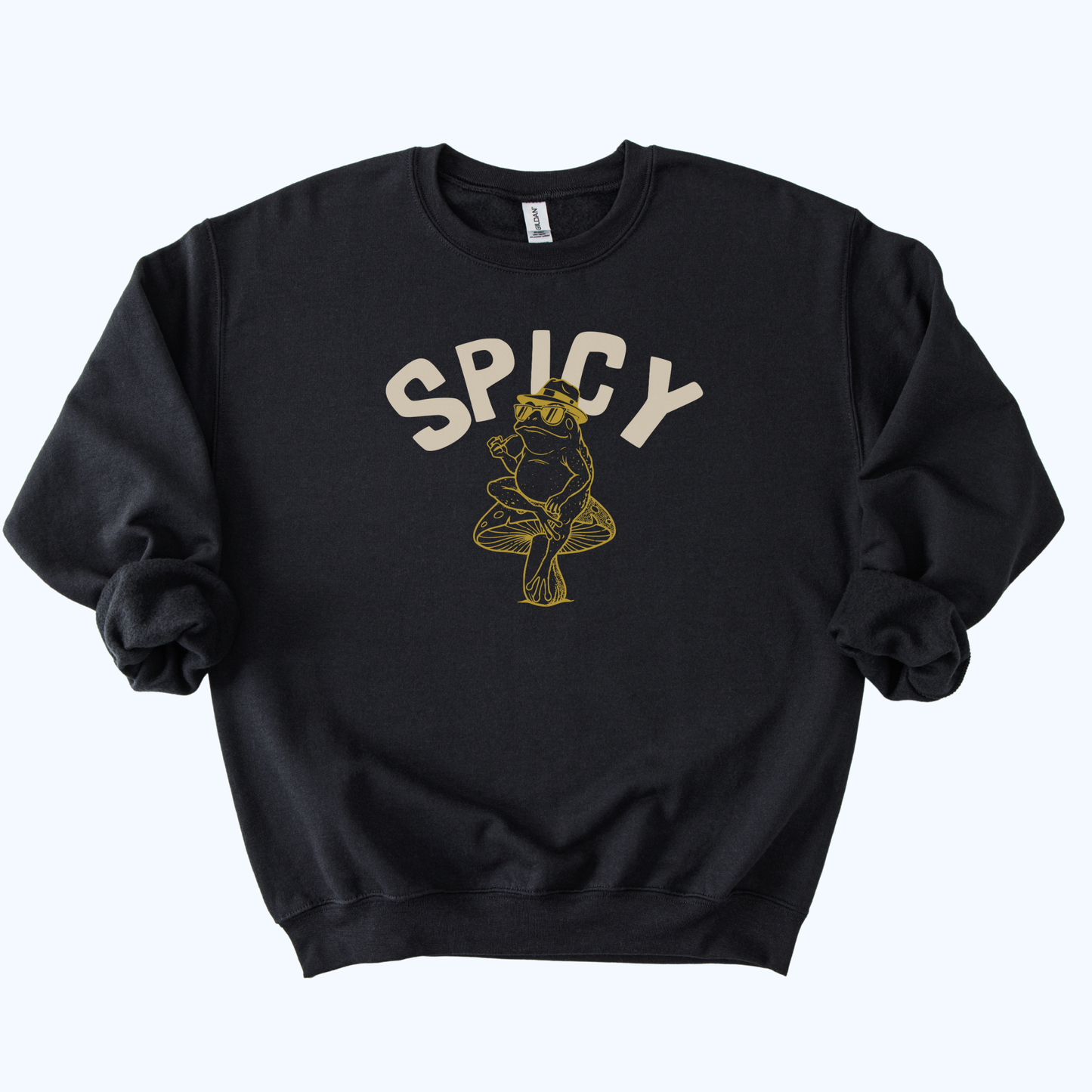 Spicy Toad Sweatshirt | Retro Frog Graphic Crewneck