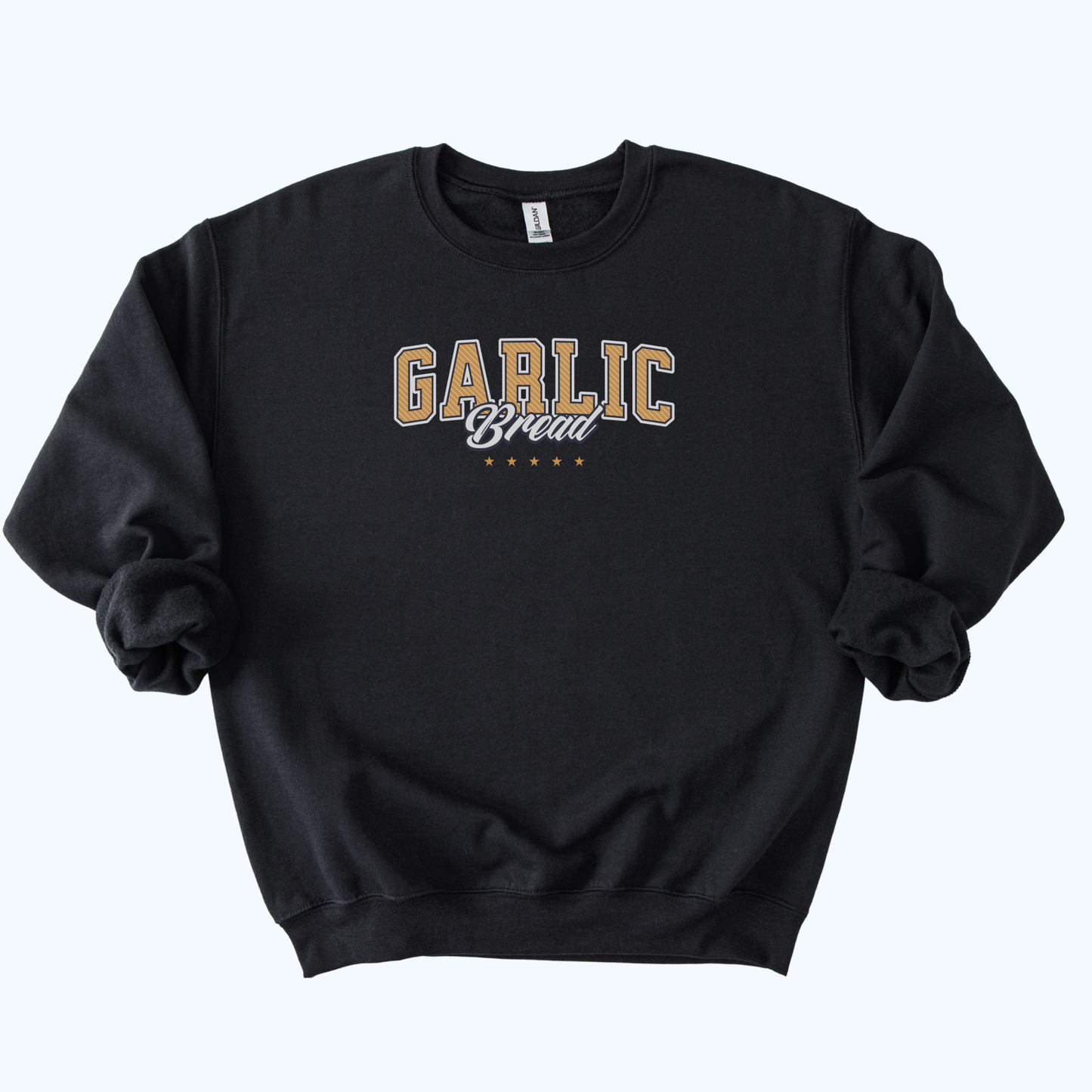 Garlic Bread Varsity Crewneck Sweatshirt | Foodie Gift