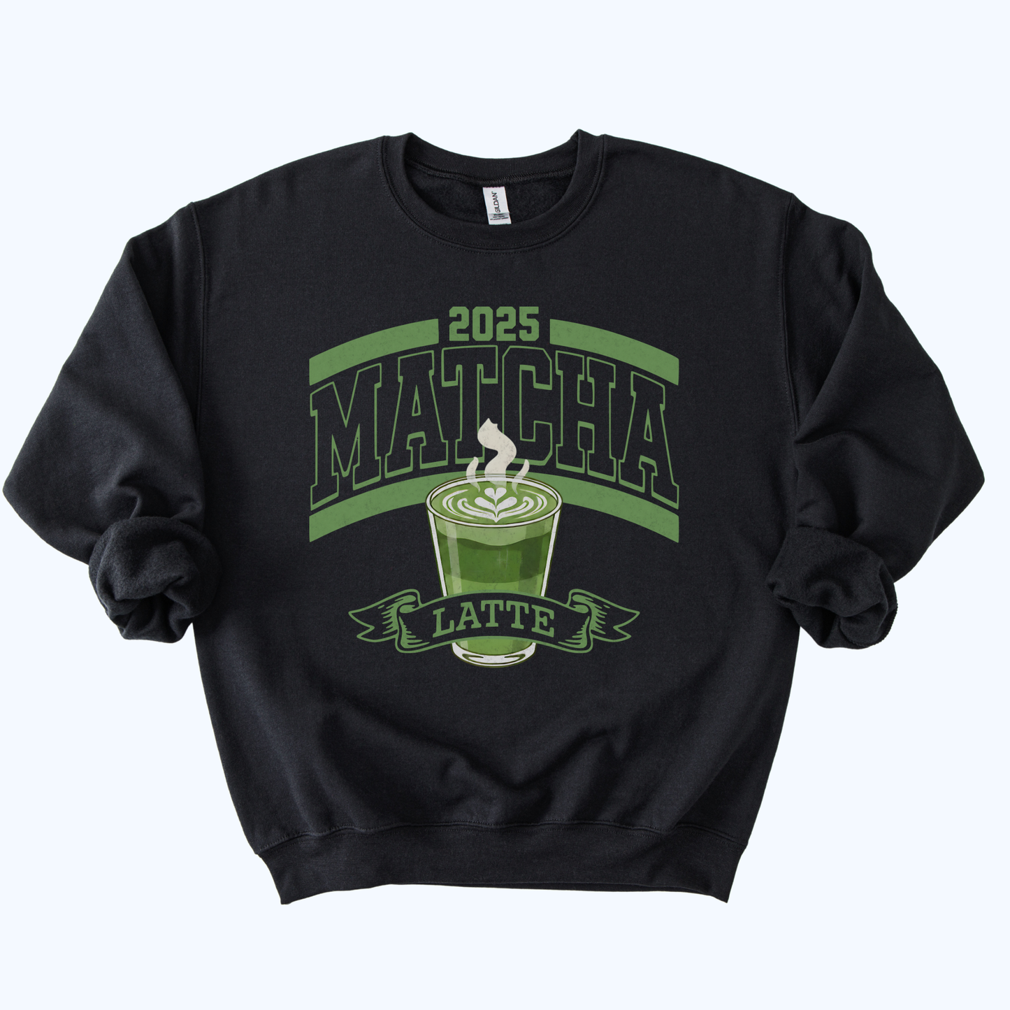 2025 Matcha Latte Varsity Sweatshirt | Vintage Football Style Crewneck