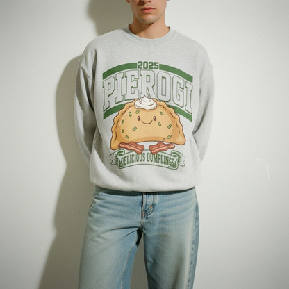 Pierogi Varsity Sweatshirt | “2025 Pierogi” Vintage Football Style