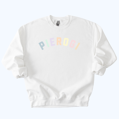 white Pierogi Sweatshirt – Perfect Host Gift | Polish Foodie Apparel