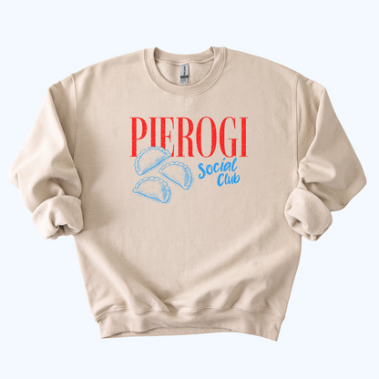 Pierogi Social Club Sweatshirt | Polish Dumpling Lover Gift