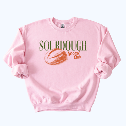 Sourdough Social Club Crewneck Sweatshirt | Bread Lover Gift