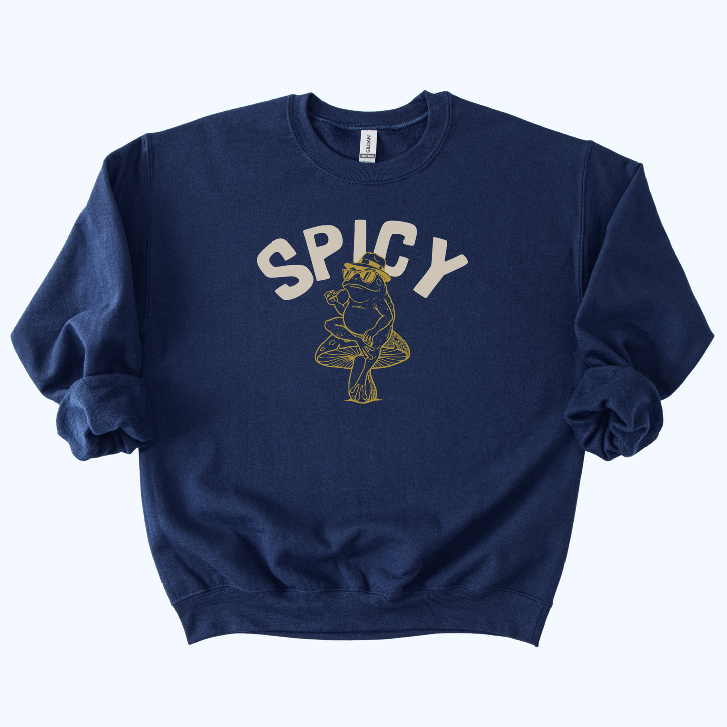 Spicy Toad Sweatshirt | Retro Frog Graphic Crewneck