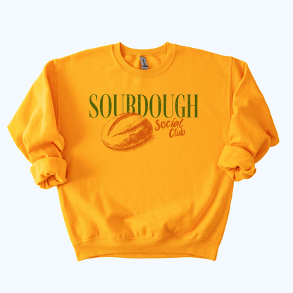Sourdough Social Club Crewneck Sweatshirt | Bread Lover Gift