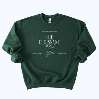 forest green The Croissant Club Sweatshirt