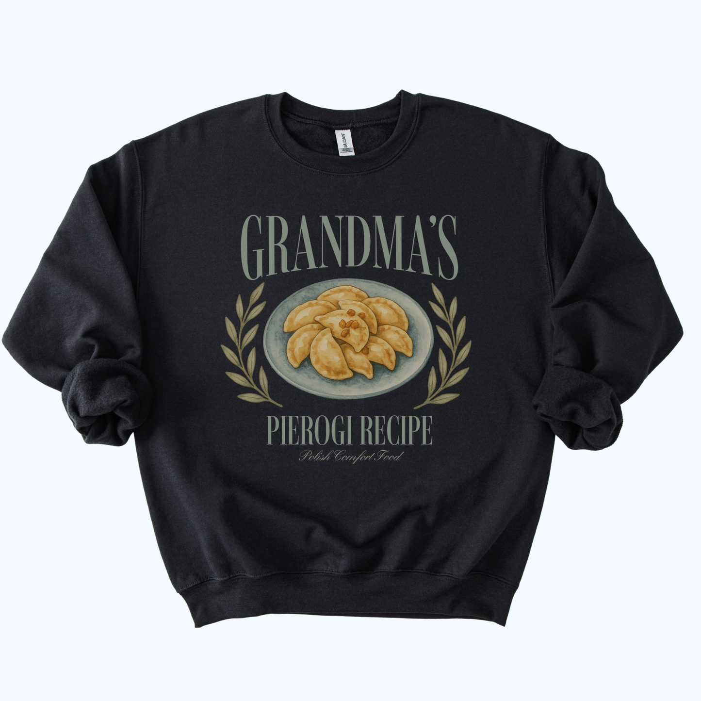 black Grandma’s Pierogi Recipe Sweatshirt | Polish Comfort Food Crewneck