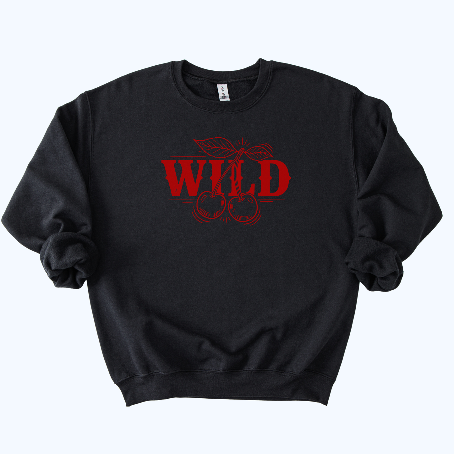 Wild Cherry Sweatshirt | Retro Fruit Graphic Crewneck
