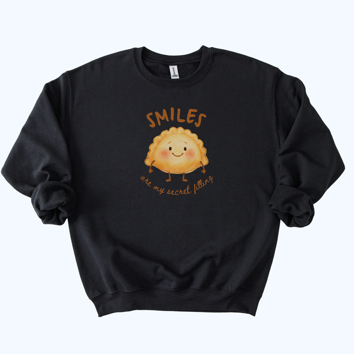 black Smiles Are My Secret Filling Pierogi Sweatshirt